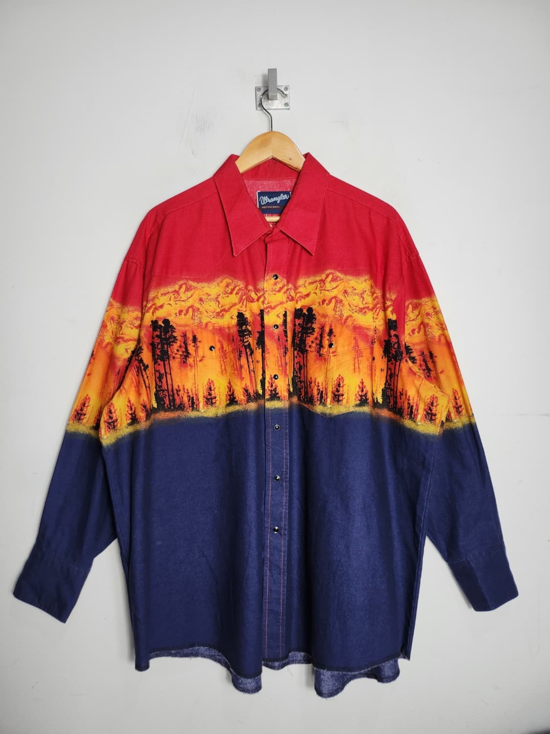 랭글러 빈티지 웨스턴 셔츠 상품이미지1