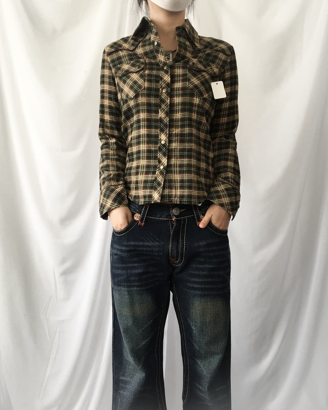 Check pattern shirt 상품이미지1