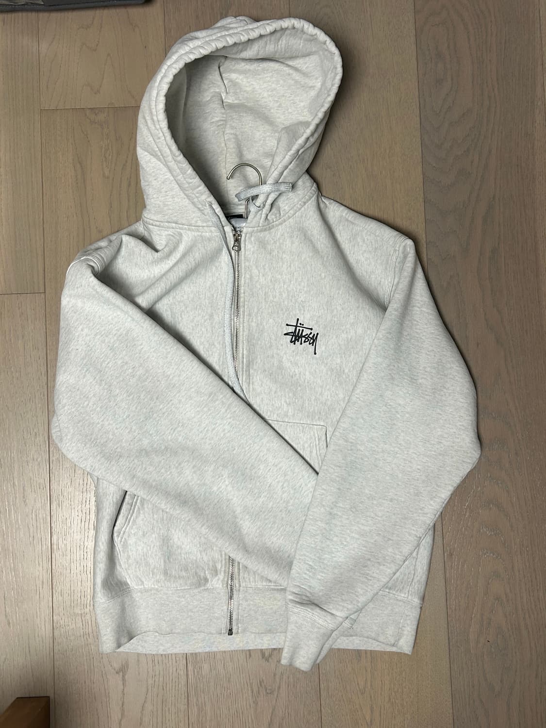 스투시 후드집업 애쉬 상품이미지2