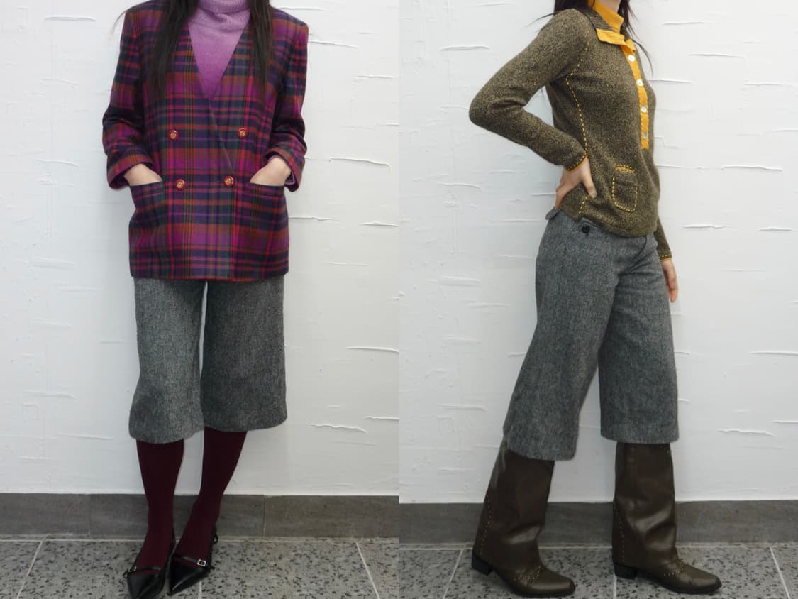 Vintage wool midi pants 상품이미지2