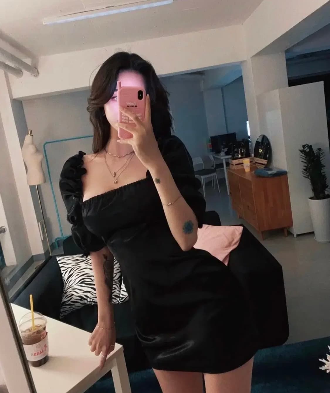 페일제이드 새틴 원피스 상품이미지4