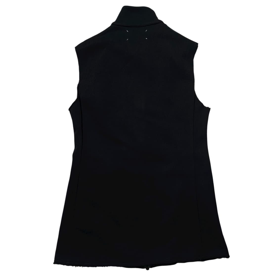 (매장판) 메종 마르지엘라 슬리브리스 레더 집업 코트 블랙 상품이미지3