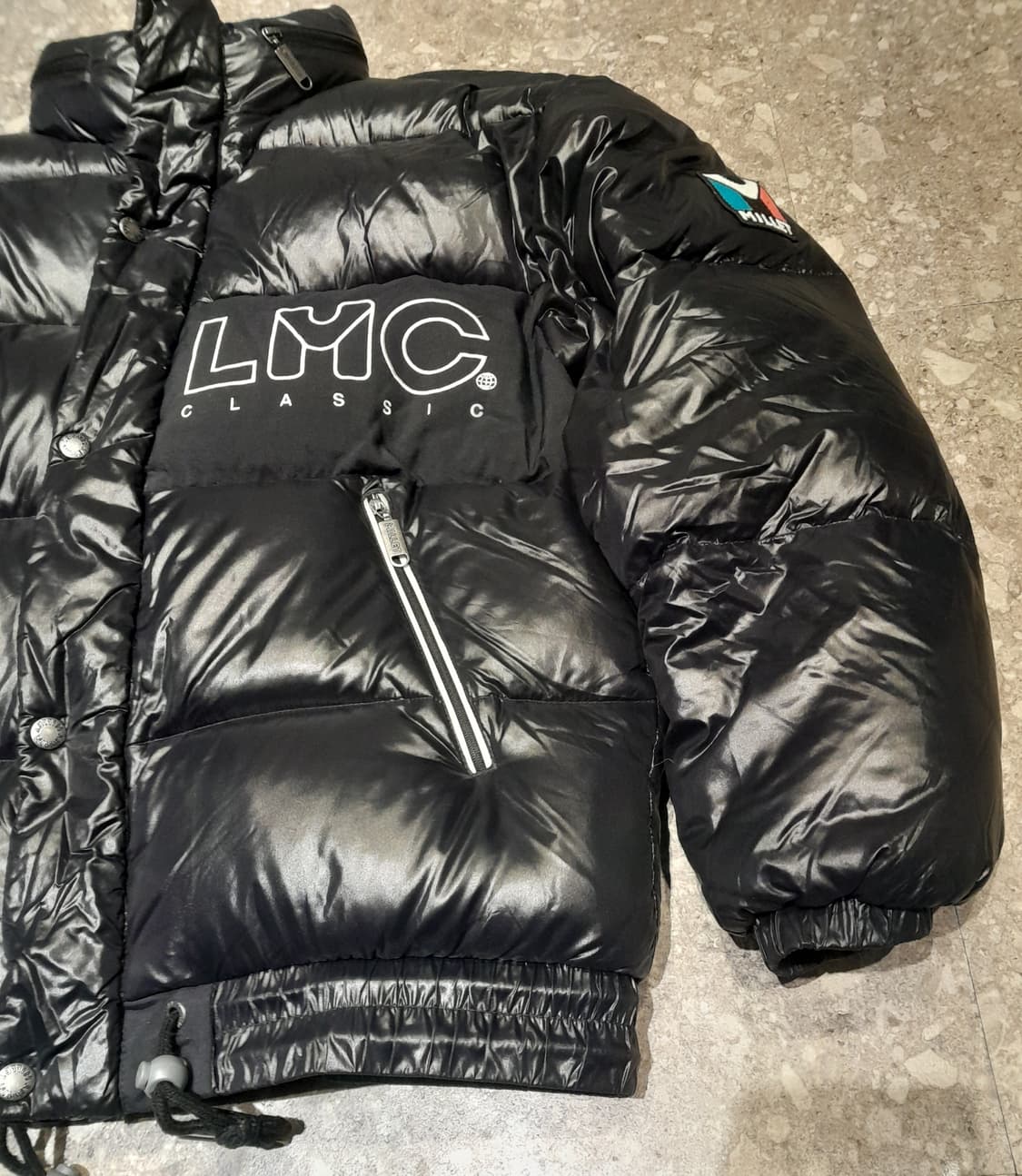 💥LMC X 밀레 덕다운 패딩 블랙 (S)  상품이미지3