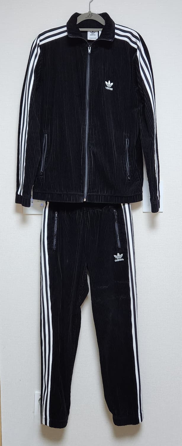 아디다스 코듀로이 (골덴) 트랙탑 (집업 쟈켓) + 코듀로이 팬츠 세트 상품이미지1