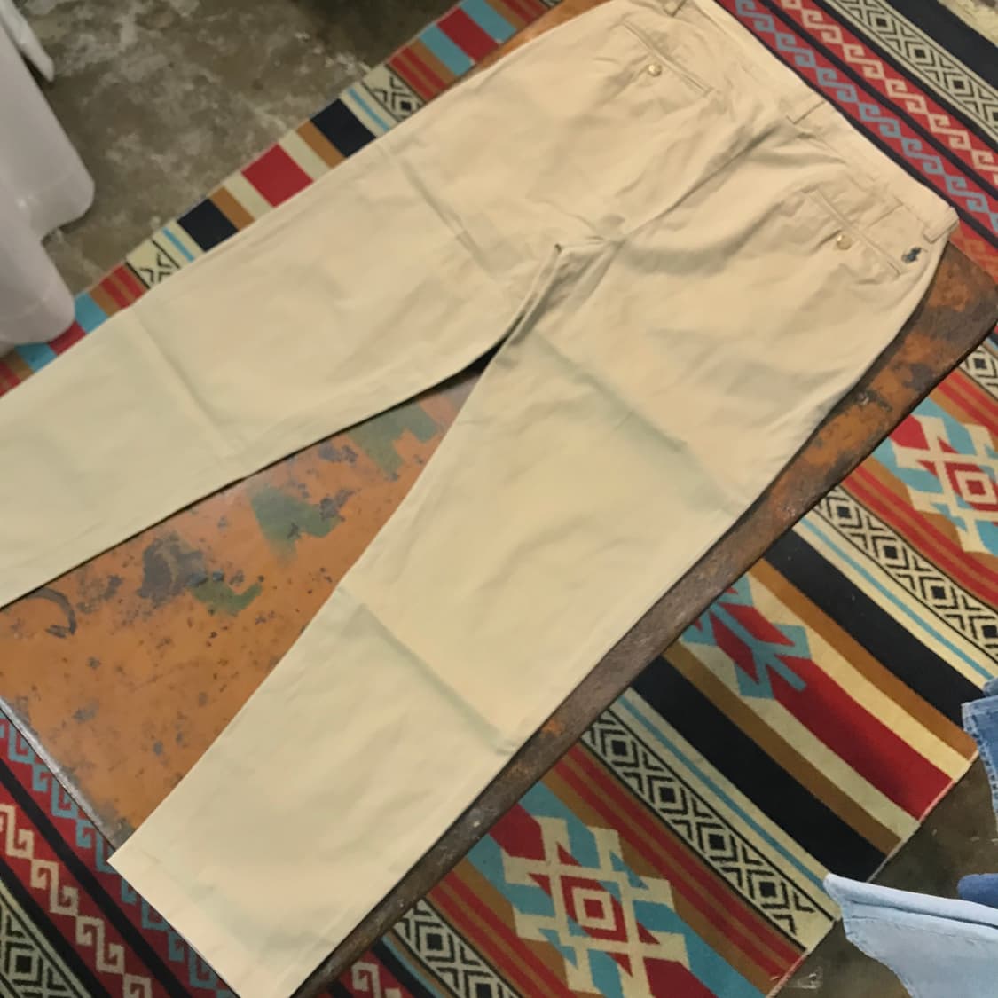 폴로랄프로렌 베이지 투턱 핀턱 치노 팬츠 허리 33 사이즈 상품이미지2