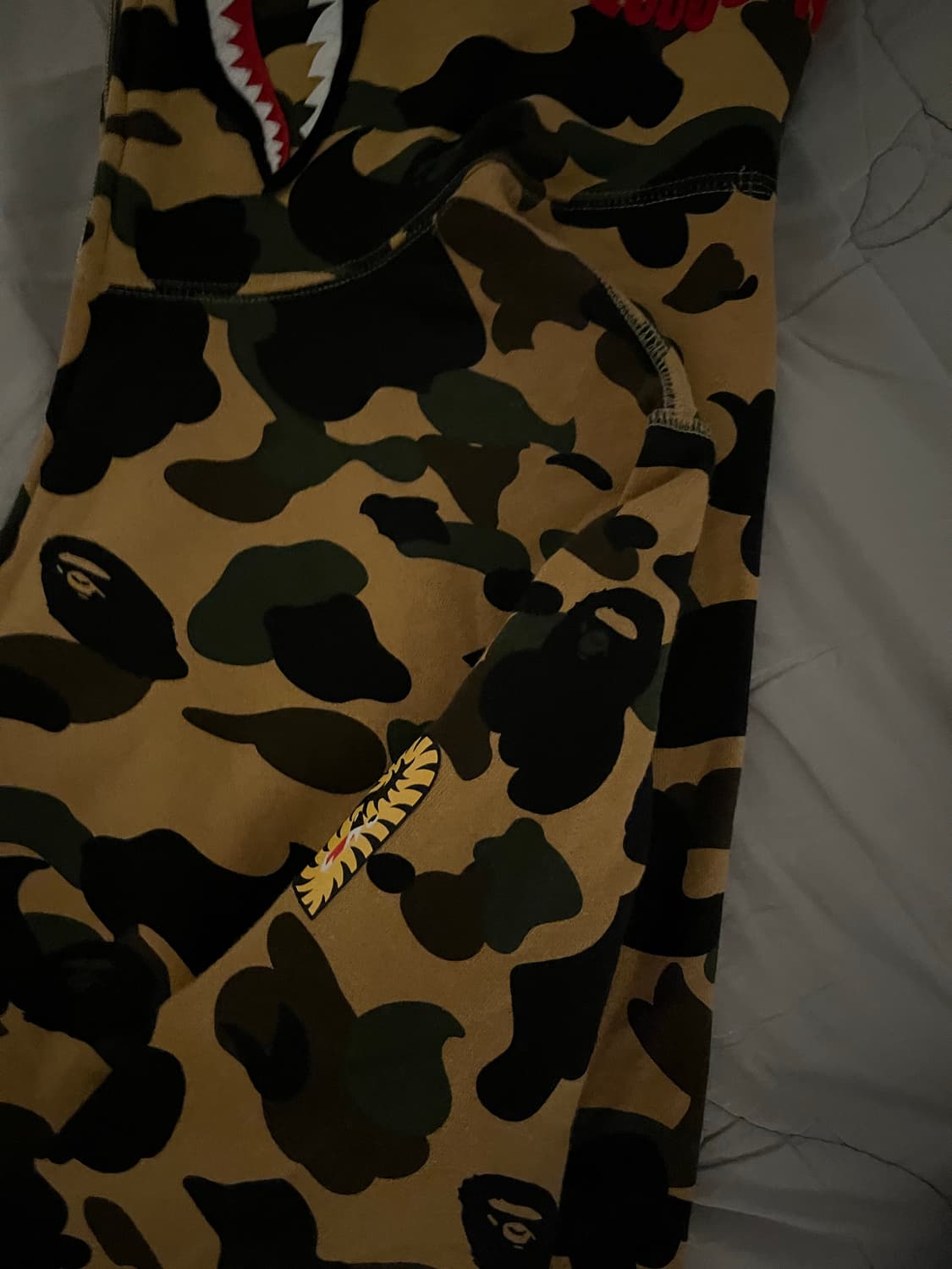 BAPE 1st ponr샤크후드 황계-M 상품이미지6