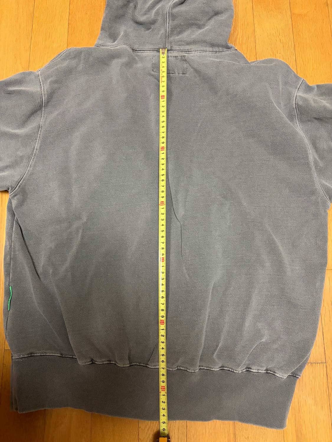 예스아이씨 피그먼트 후드티 상품이미지3