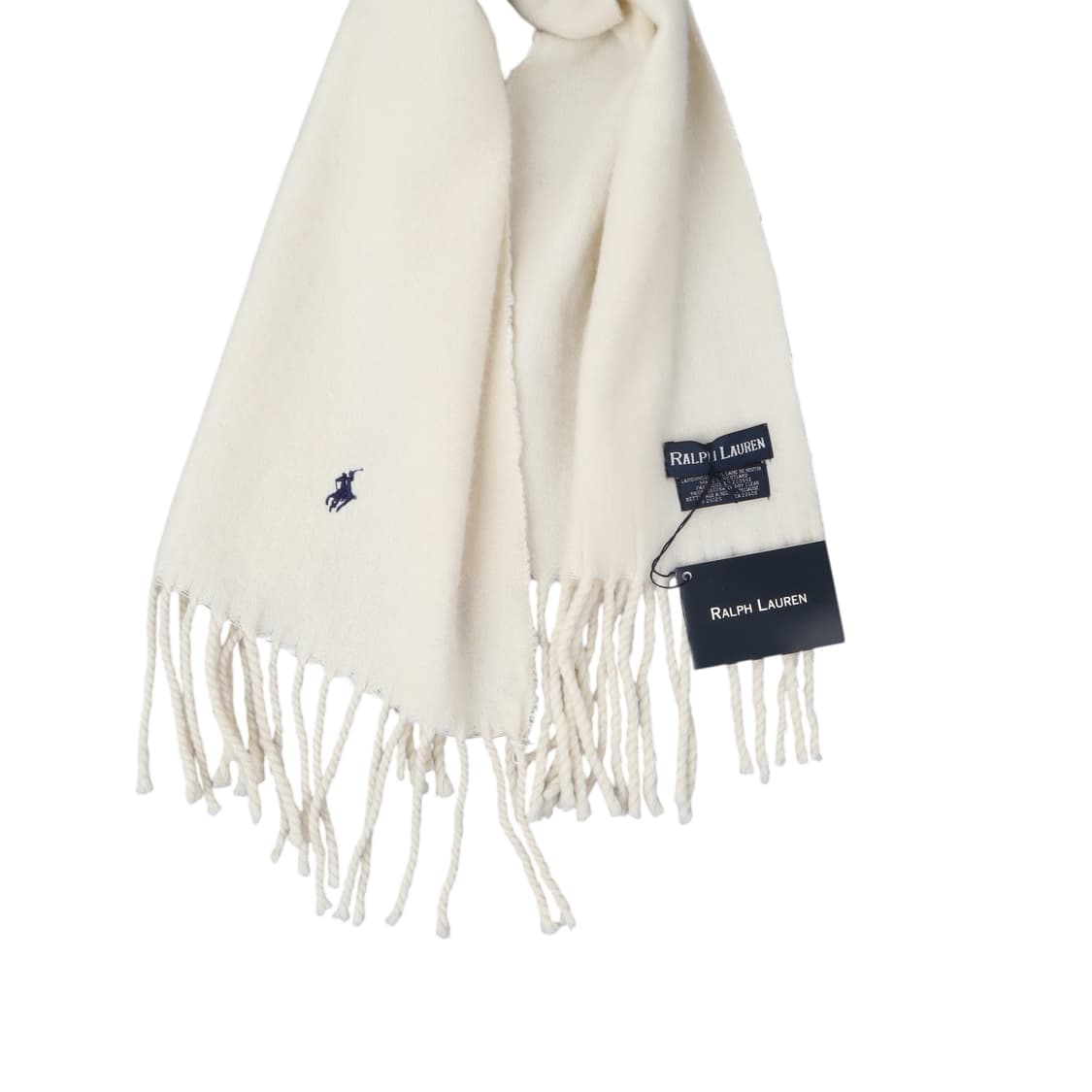 폴로 랄프로렌 아이보리 울 머플러 상품이미지2