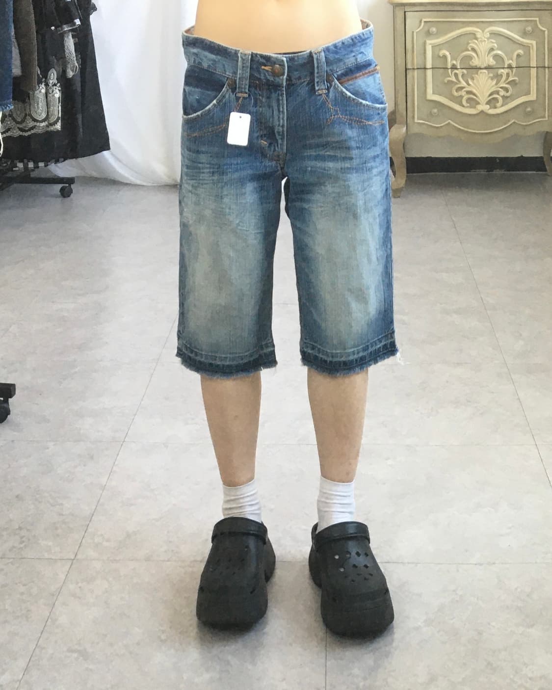 Edwin half denim pants 상품이미지6