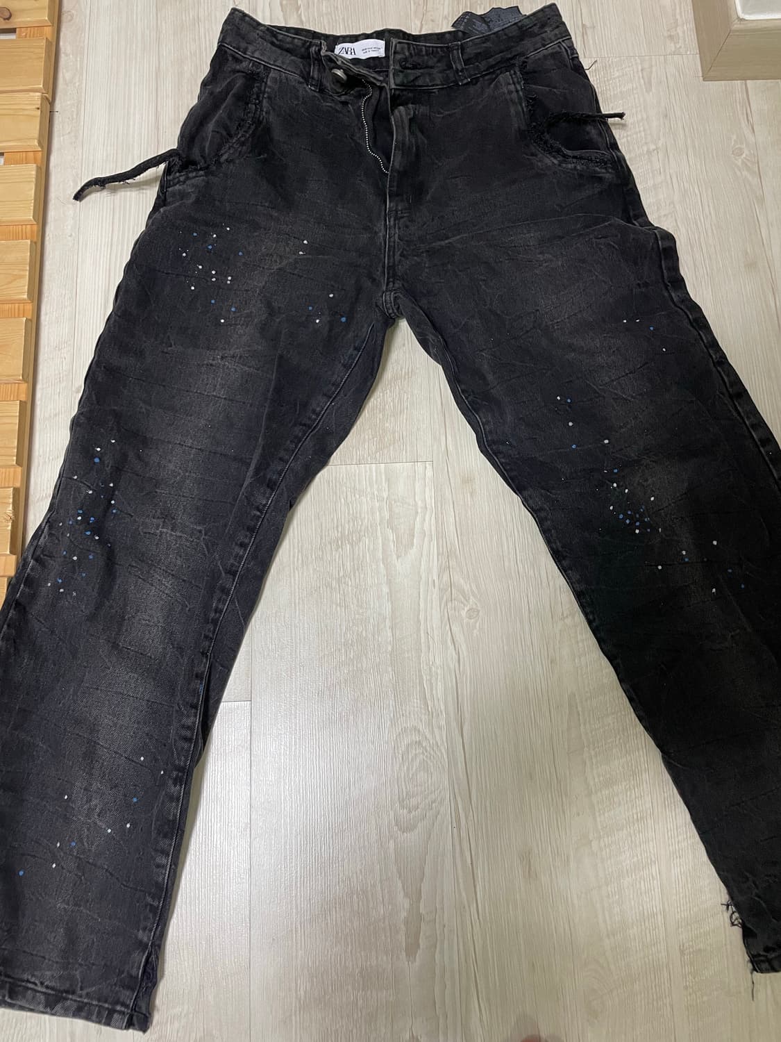 자라 아더에러 데님 흑청 38사이즈 상품이미지1