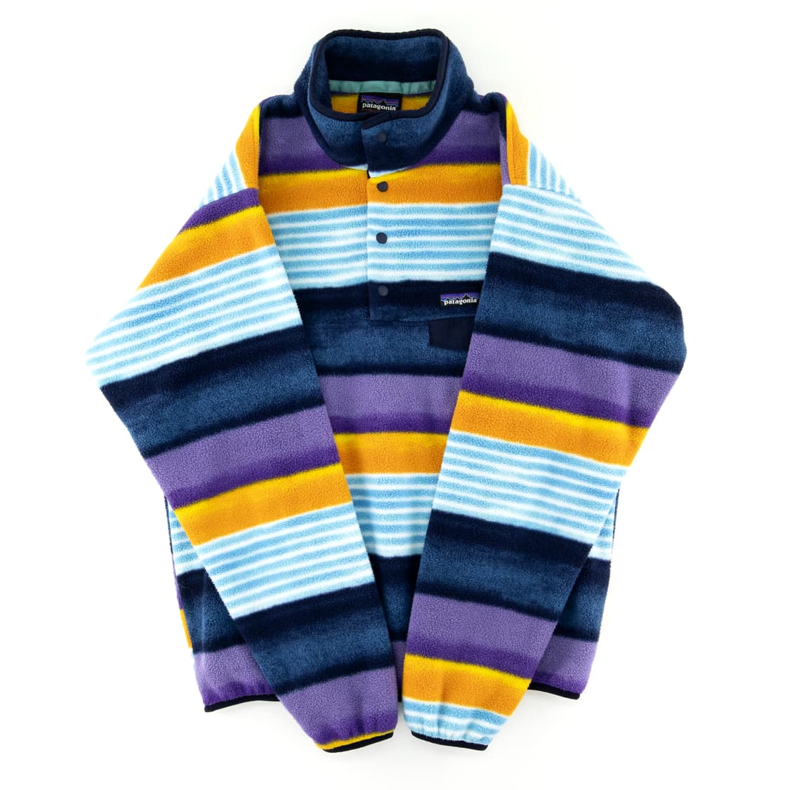 16SS 파타고니아 신칠라 스냅-T 퍼플/블루/옐로우 상품이미지2