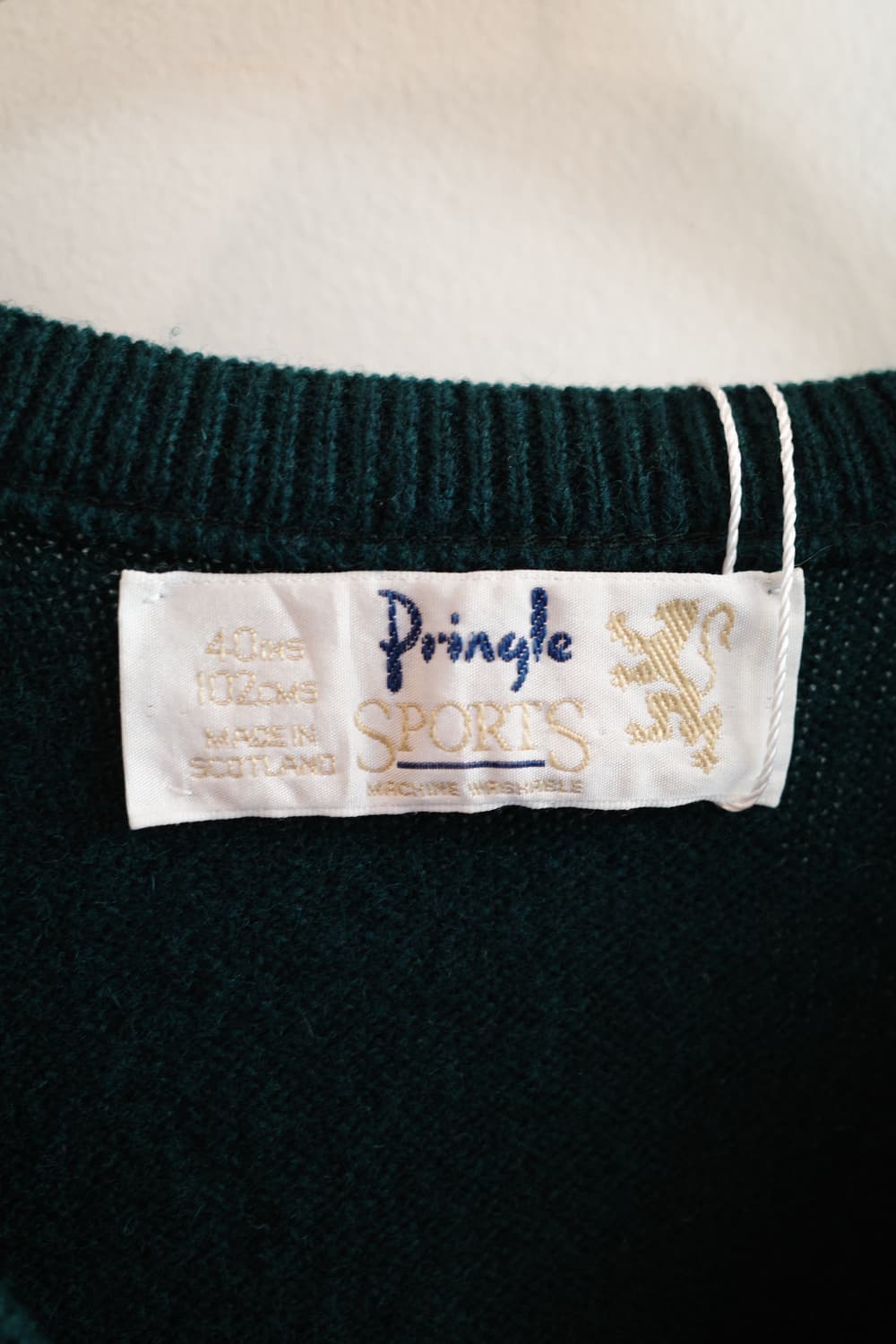 Pringle 울 자수 가디건 (MADE IN SCOTLAND) 상품이미지3