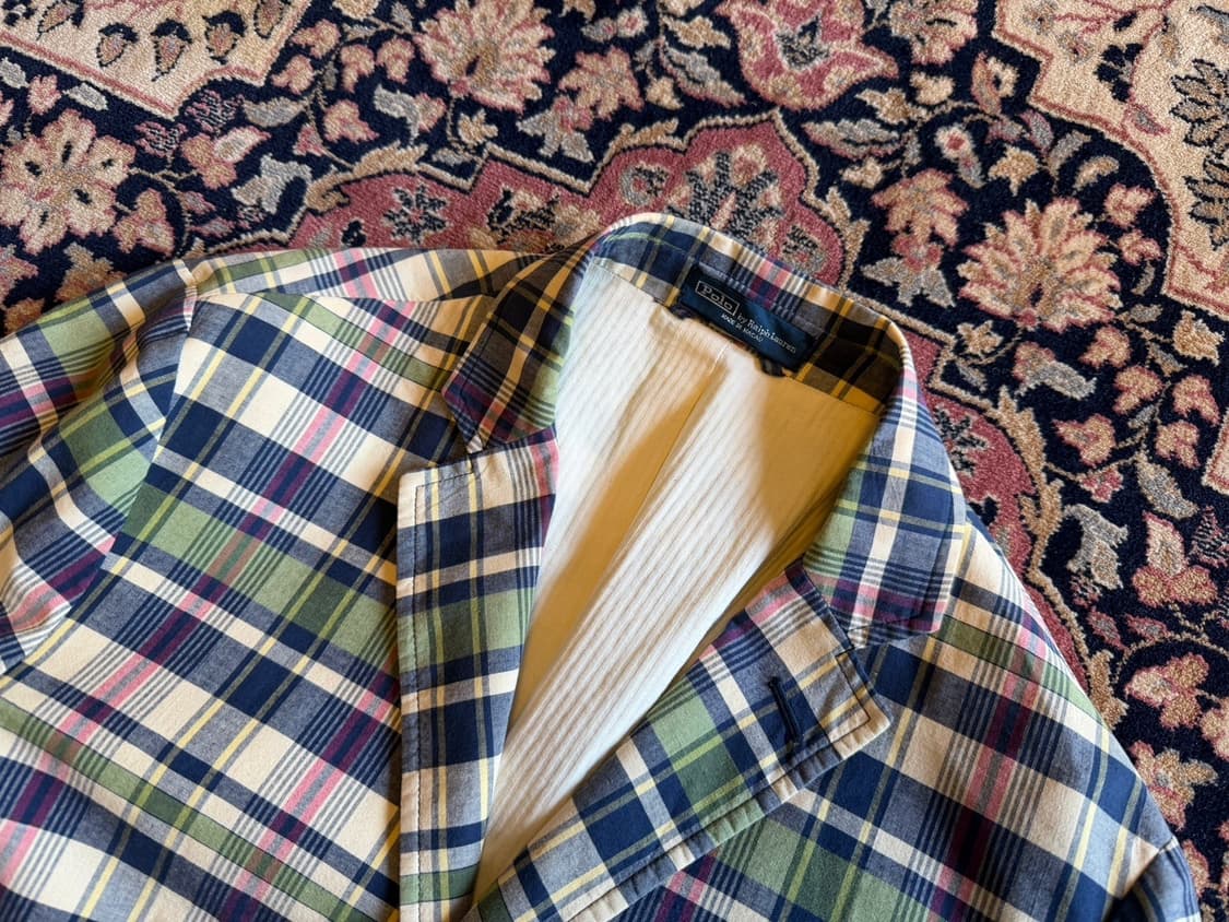 폴로 랄프로렌 마드라스 체크 자켓 105 상품이미지3