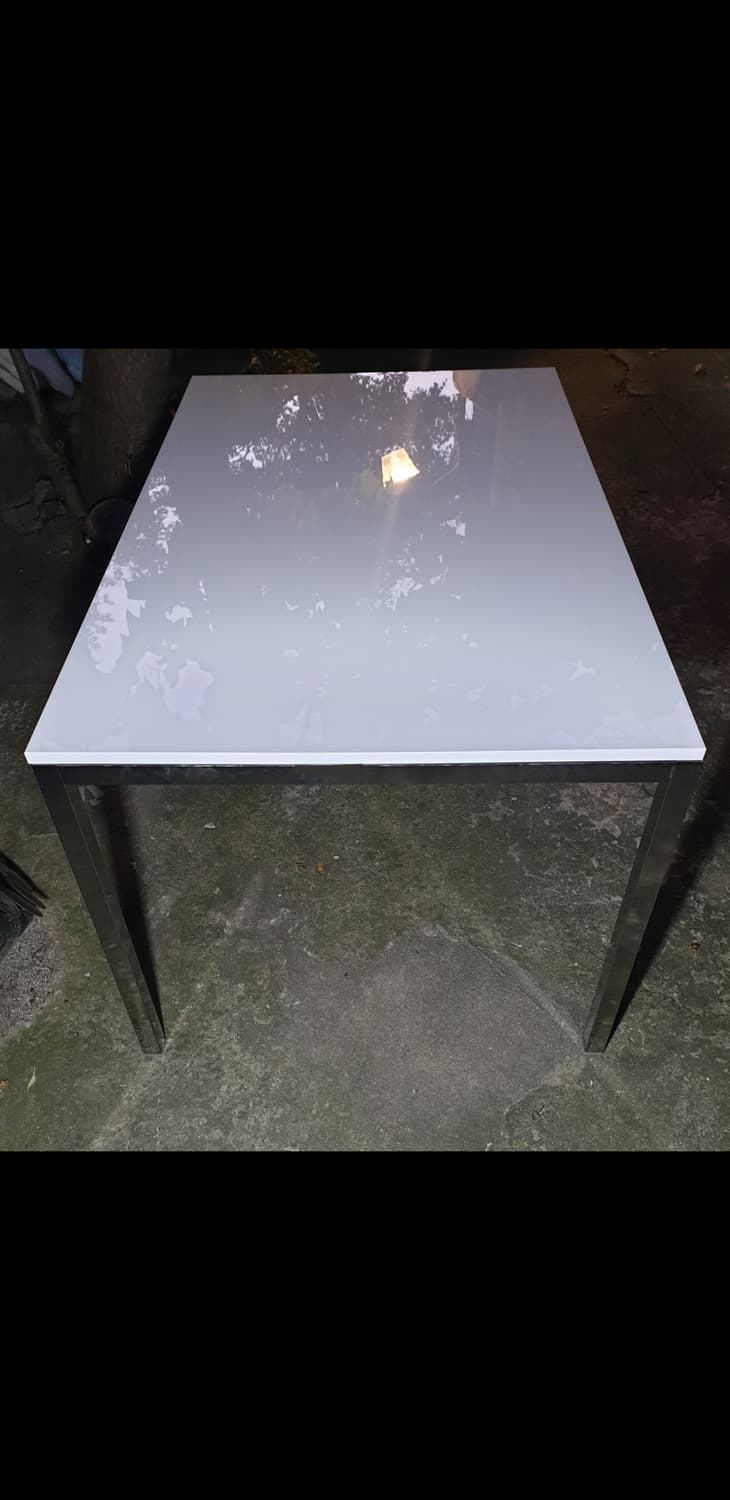 (튼튼한 메탈재질) 이케아 IKEA 토르스뷔 크롬도금 테이블 상품이미지2