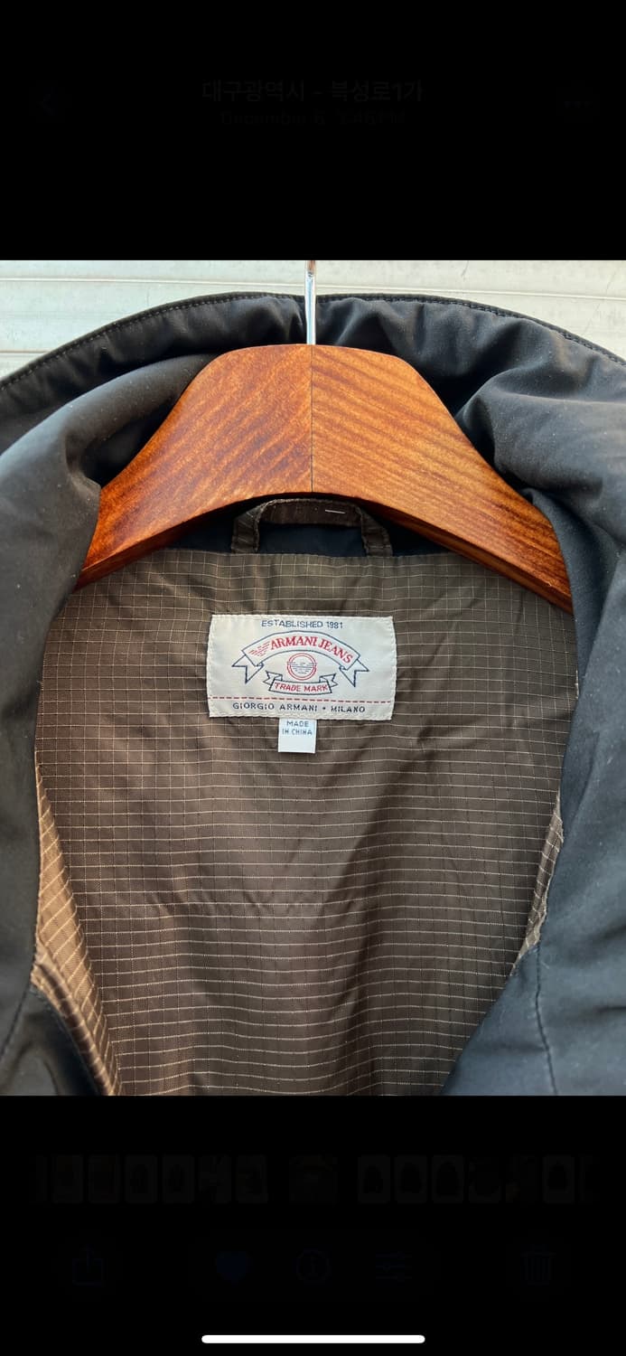 [XL] 90s 아르마니 진스 3 웨이 지퍼 파카 상품이미지3