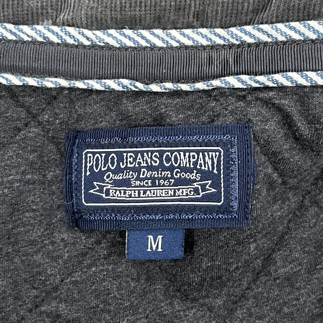 [정품/M] 폴로 진스 랄프로렌 퀼팅 자켓 차콜 b17 상품이미지5