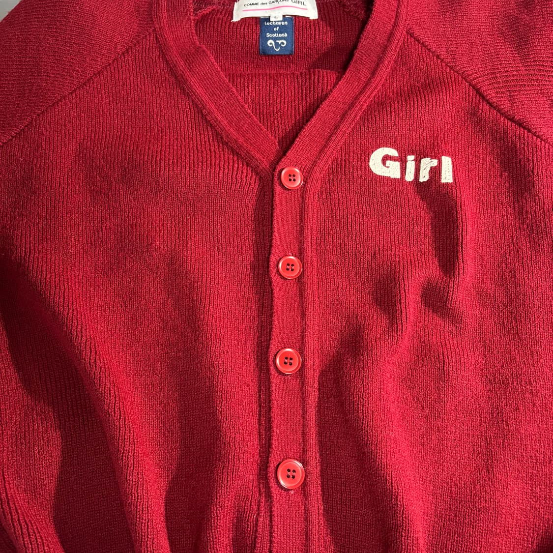 L) 꼼데가르송 걸 가디건 스코틀랜드 에디션 상품이미지7