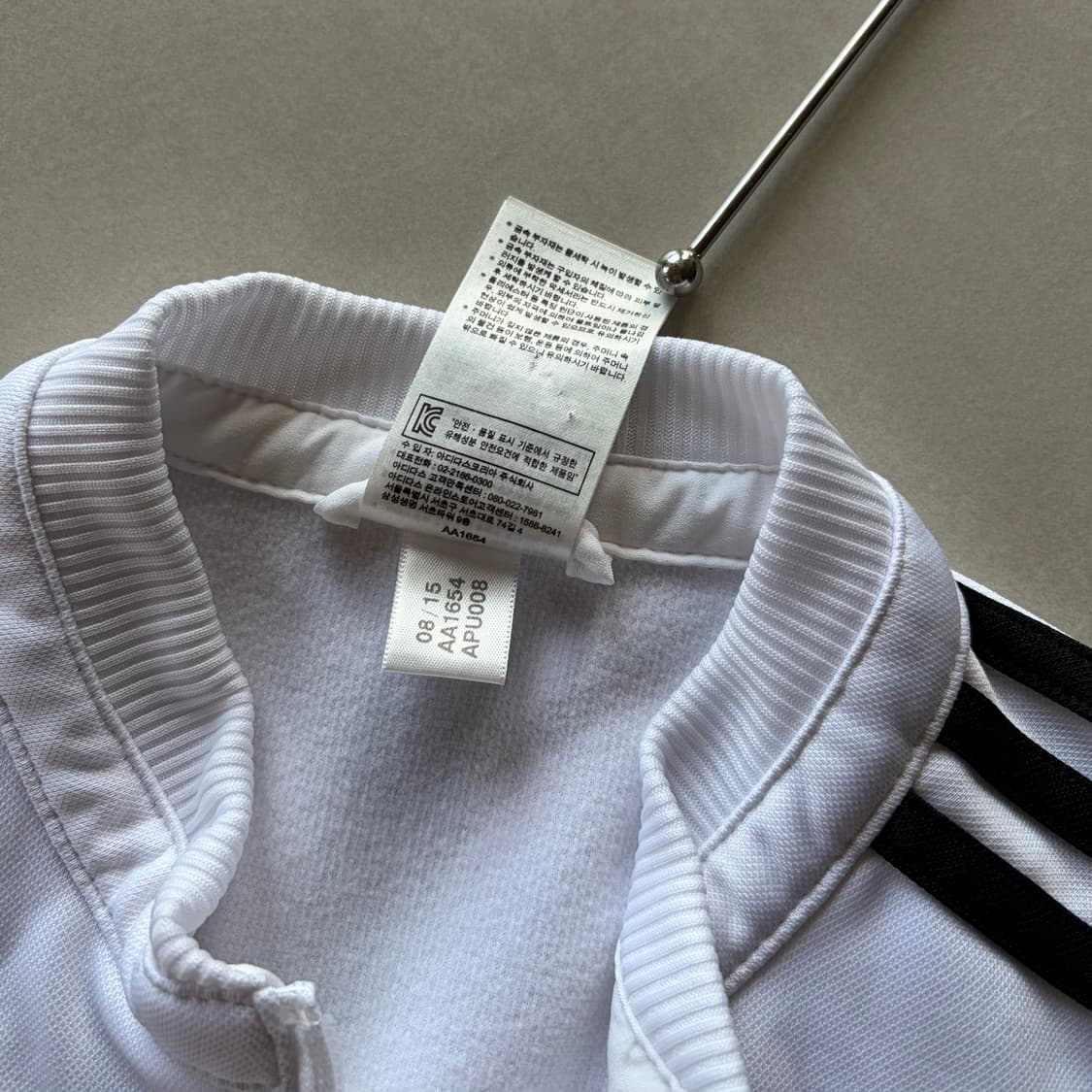 [M]아디다스 유벤투스 화이트 트랙탑 져지 상품이미지8