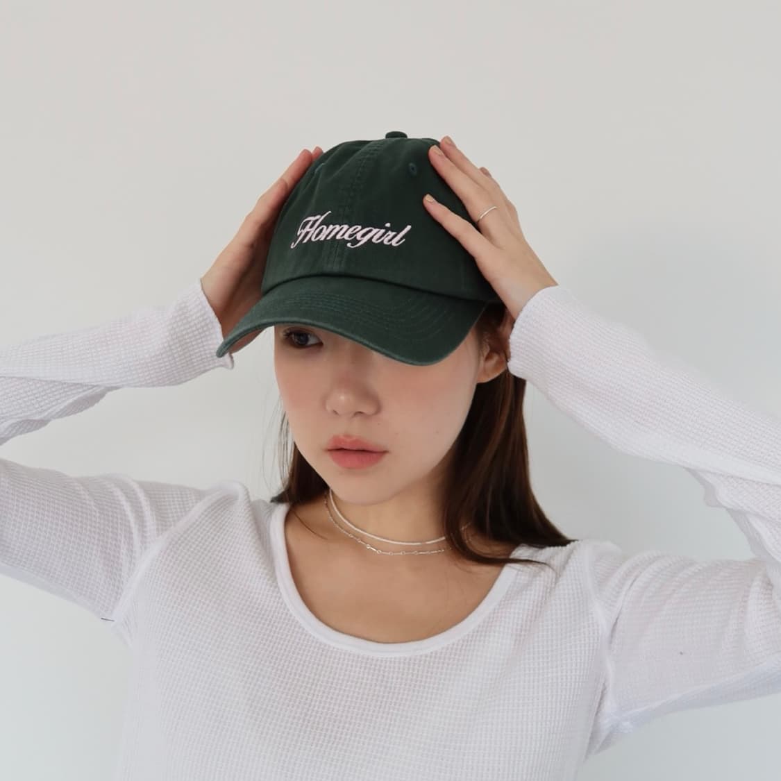 홈바디띵즈 Homebody Things 홈바디 캡 그린 코튼 볼캡 OS  상품이미지9