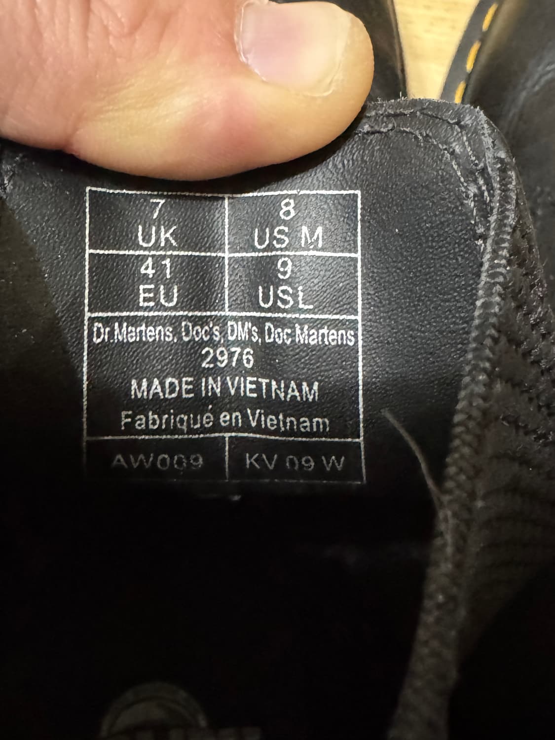 닥터마틴 2976 블랙 첼시 부츠 UK7 (260) 상품이미지8