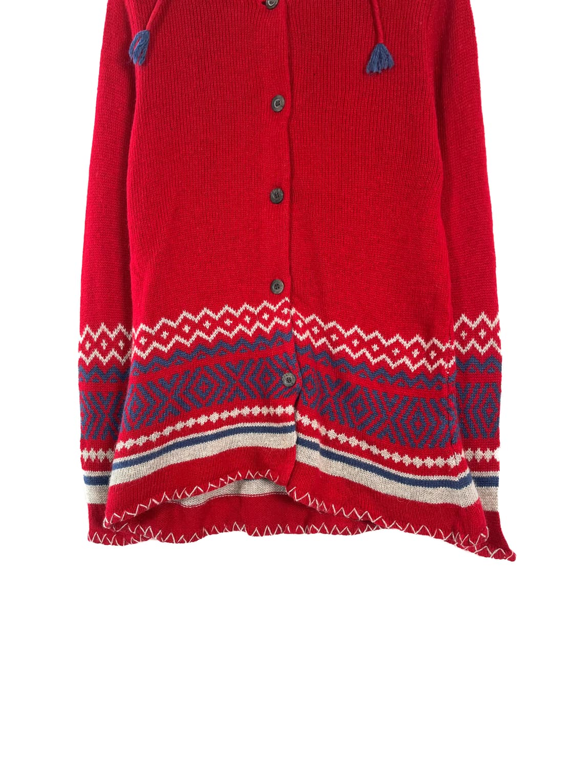 빈티지 스티치 울 블렌드 가디건 상품이미지3