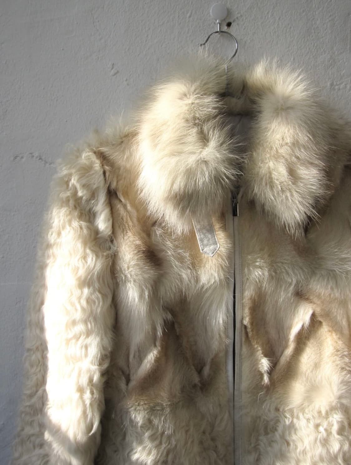 리얼 폭스퍼 양털 양가죽 퍼자켓 상품이미지2