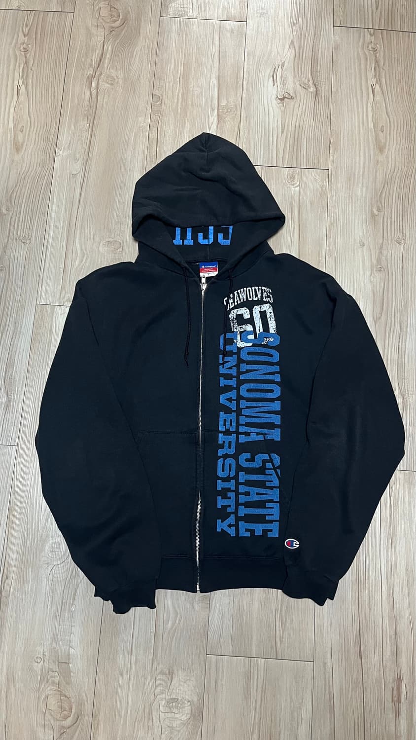 90s 빈티지 챔피온 후드집업 L 상품이미지1