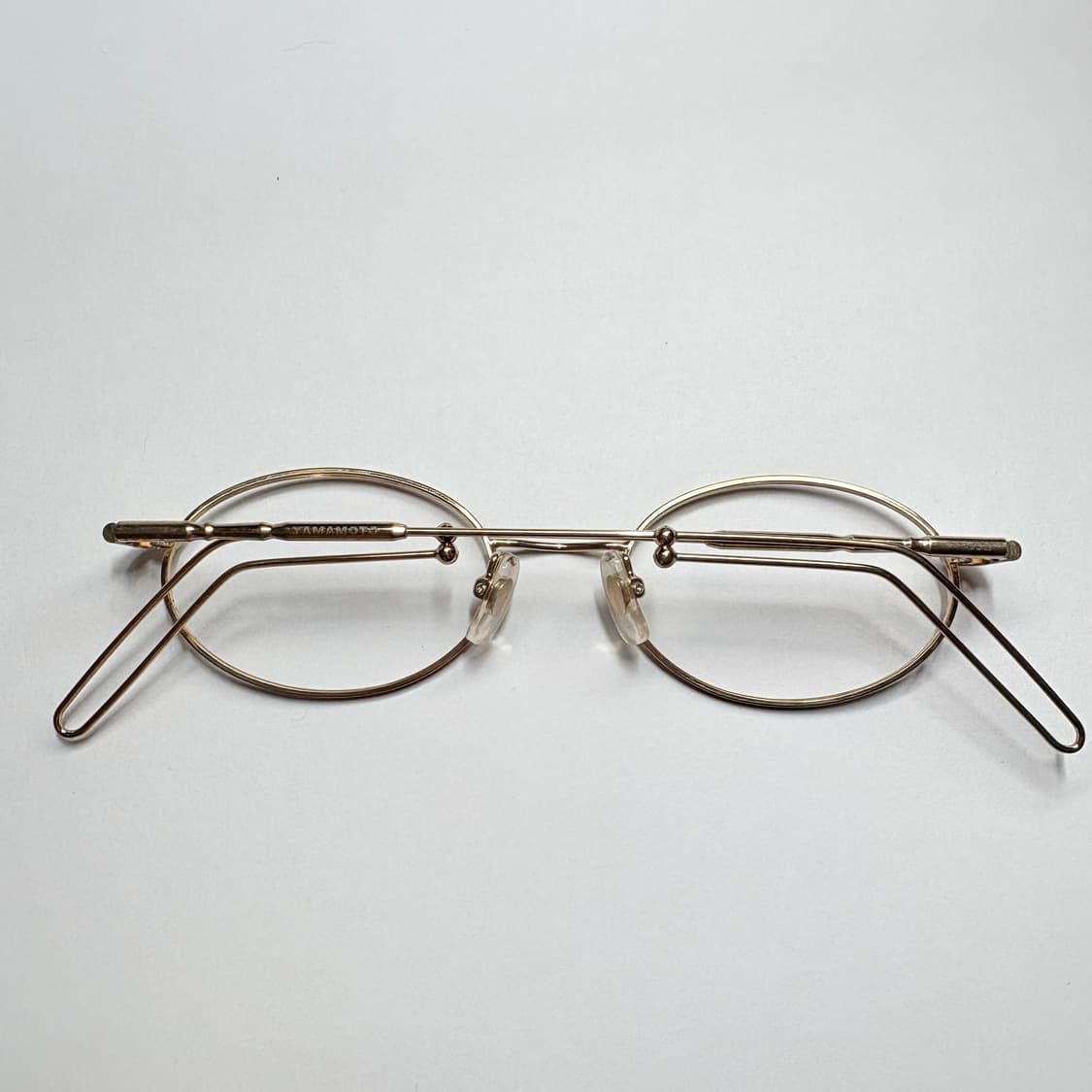 빈티지 오벌형 안경(클래식 골드 원형 메탈 안경) 상품이미지4