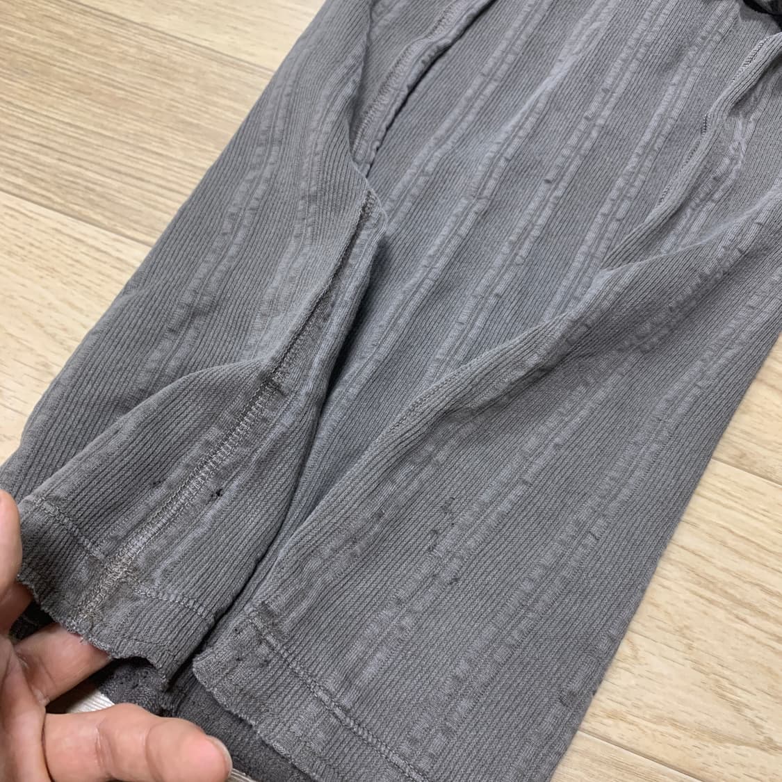 M)EZ by Zegna 에르메네질도 제냐 그런지 헨리넥 반팔(데드스탁) 상품이미지6