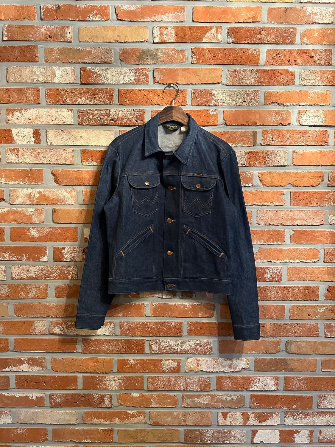80s USA 빈티지 랭글러 데님 자켓 124mj 126mj 상품이미지1