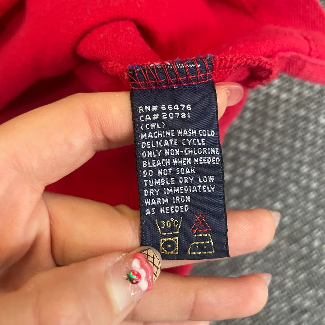 타미힐피거 레드 pk 피케 반팔 티셔츠 L 상품이미지6