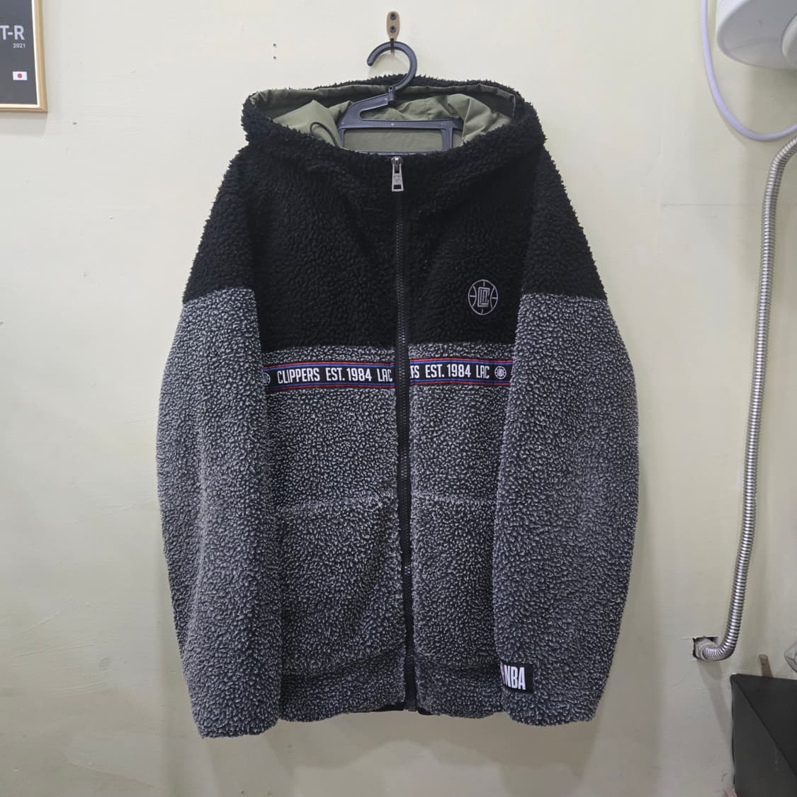 NBA LA 클리퍼스 양면 후리스 패딩 자켓 상품이미지1