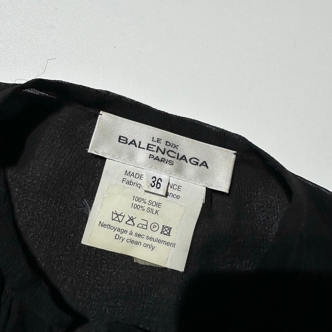 발렌시아가 실크 시스루 라운드넥 자켓 상품이미지4