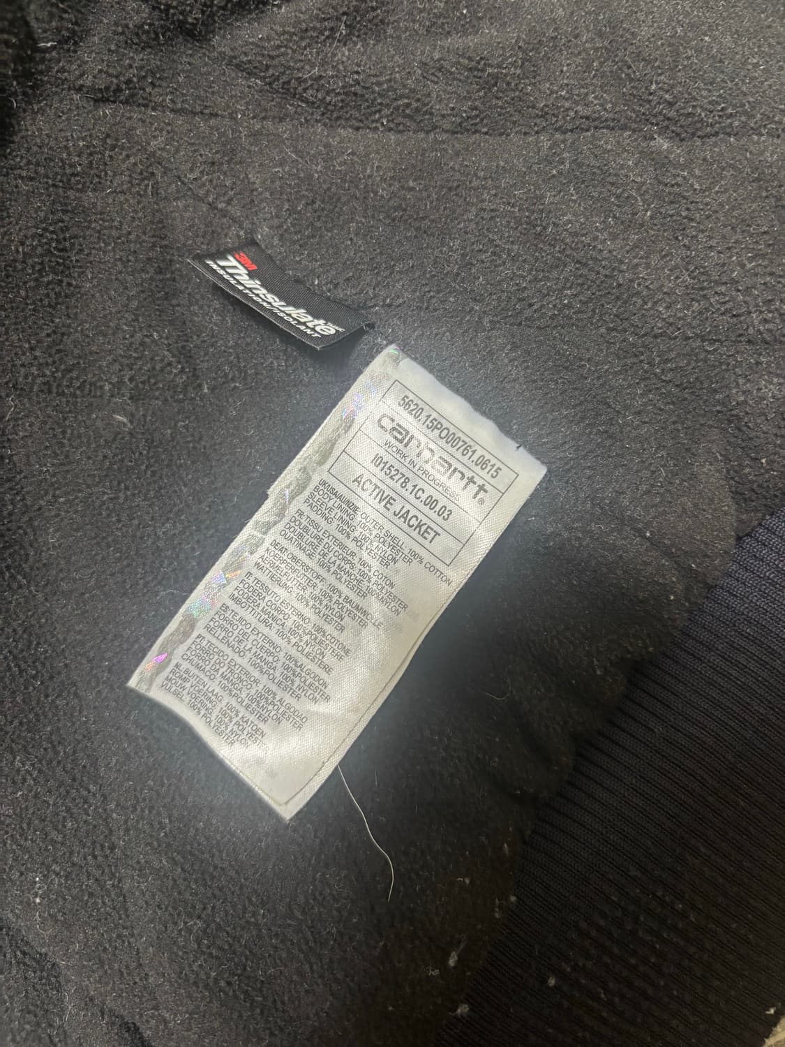 칼하트 wip 액티브 자켓 네이비 m 상품이미지4