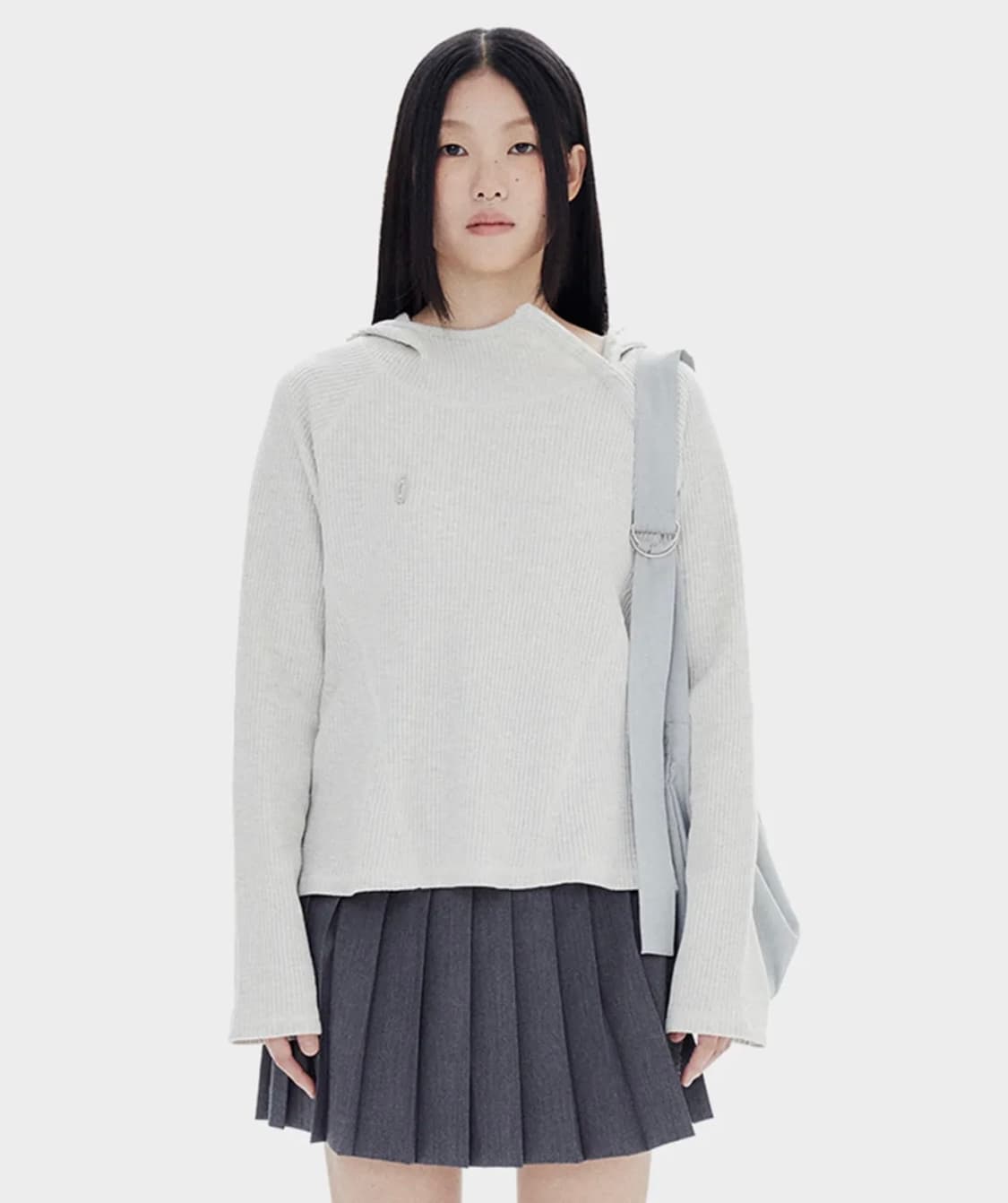 할로미늄 슬림와플후디 상품이미지1