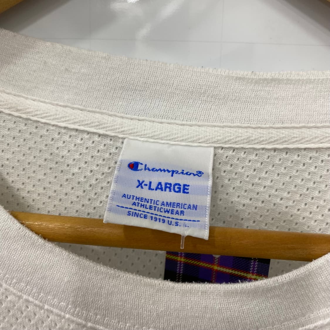 챔피온 메쉬 빅로고 반팔티셔츠(XL) 상품이미지4