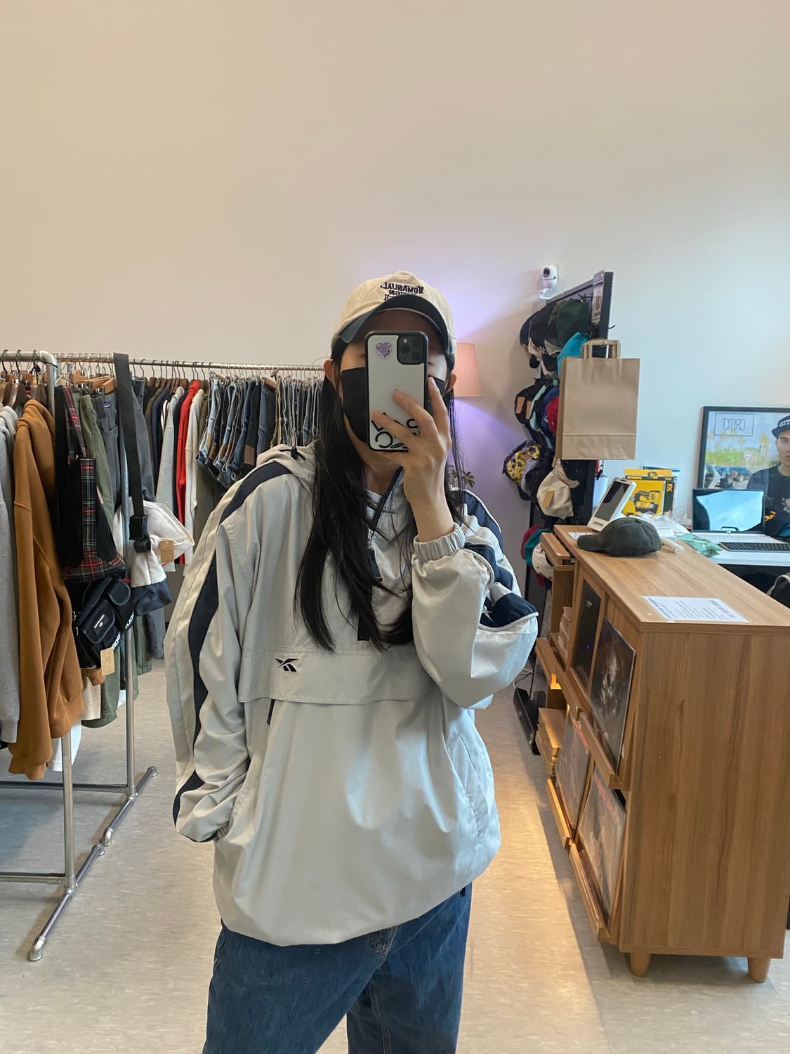 리복 올드스쿨 아노락 상품이미지1