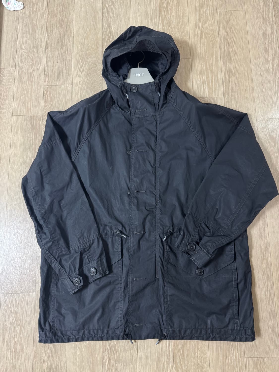 XL 더블알엘 엔포드 왁스 후드 야상 자켓 /피쉬테일 m65 상품이미지1