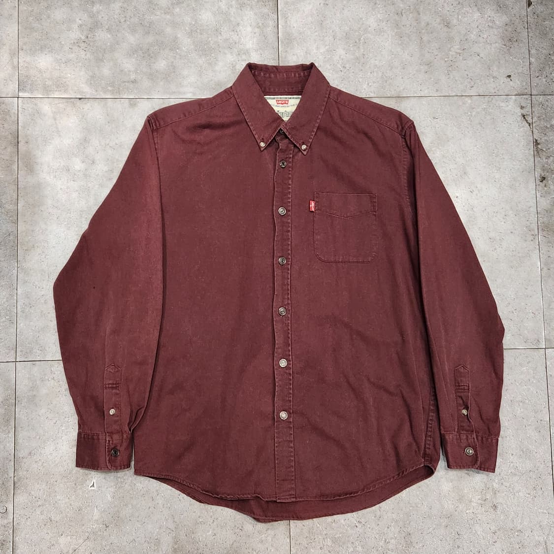 Levi’s 브릭 버건디 워시 셔츠 상품이미지1