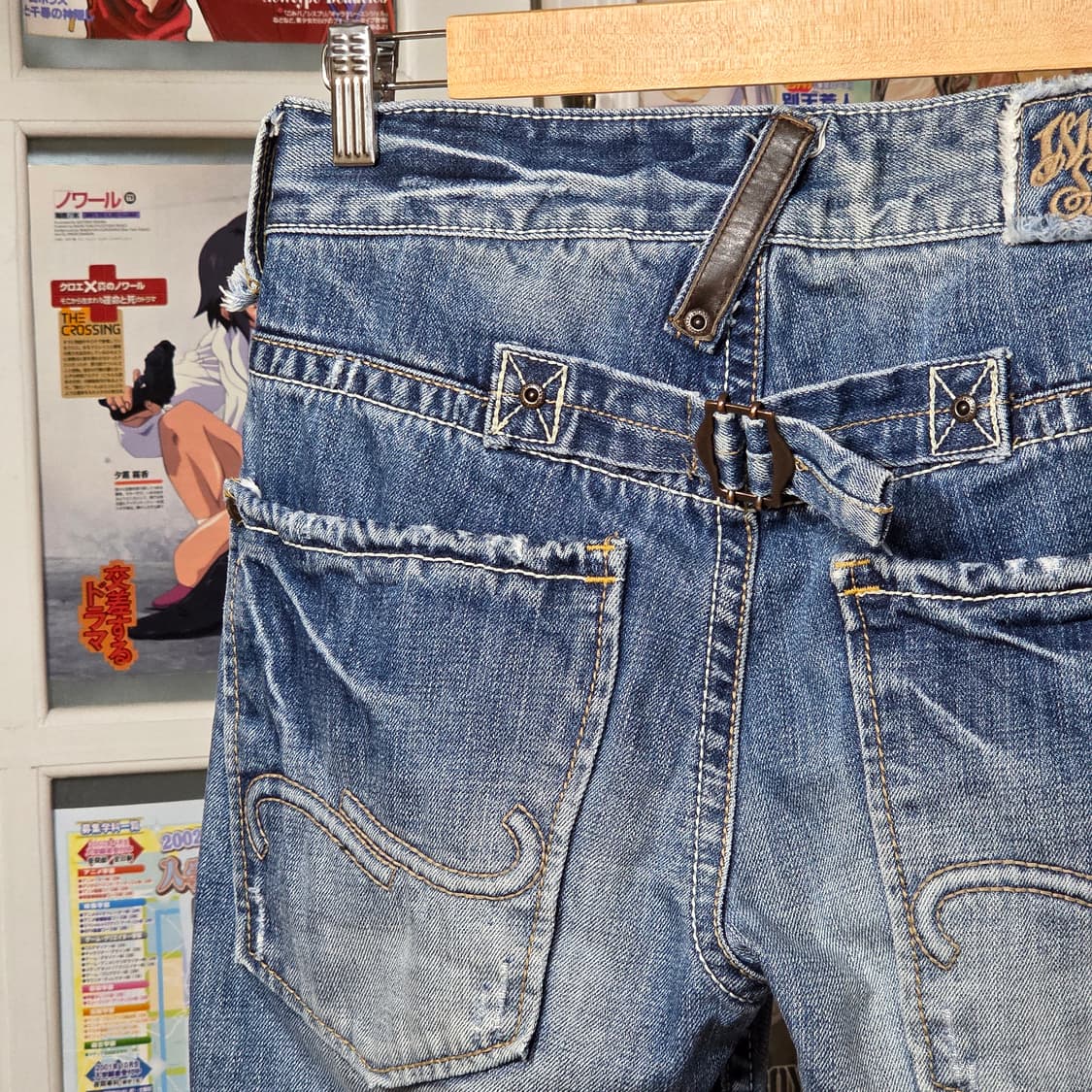 빈티지 연청 신치백 웨스턴 데님 팬츠 상품이미지2