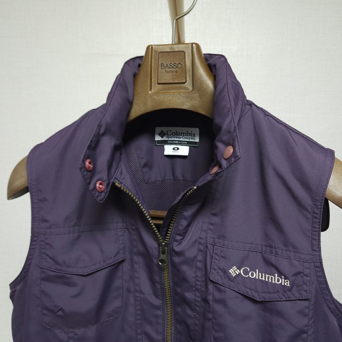 M ) 컬럼비아 여성 퍼플 등산 캠핑 조끼 상품이미지2