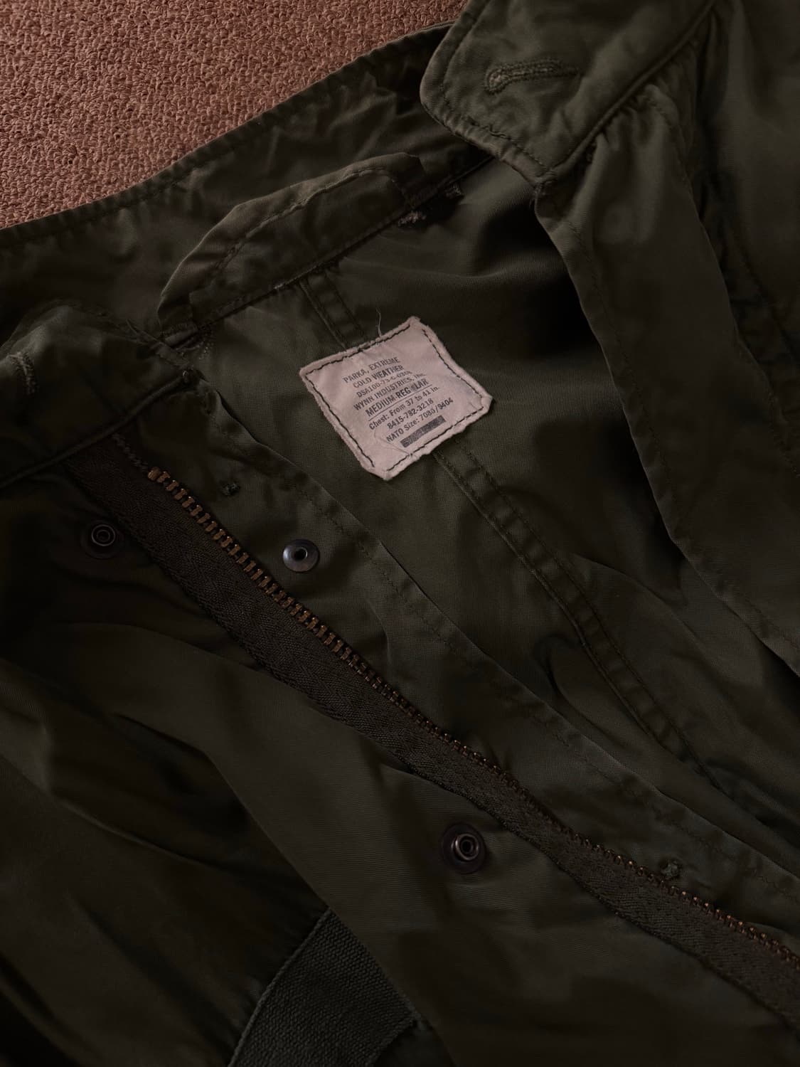 70s m65 피쉬테일 개파카 M/L 상품이미지2