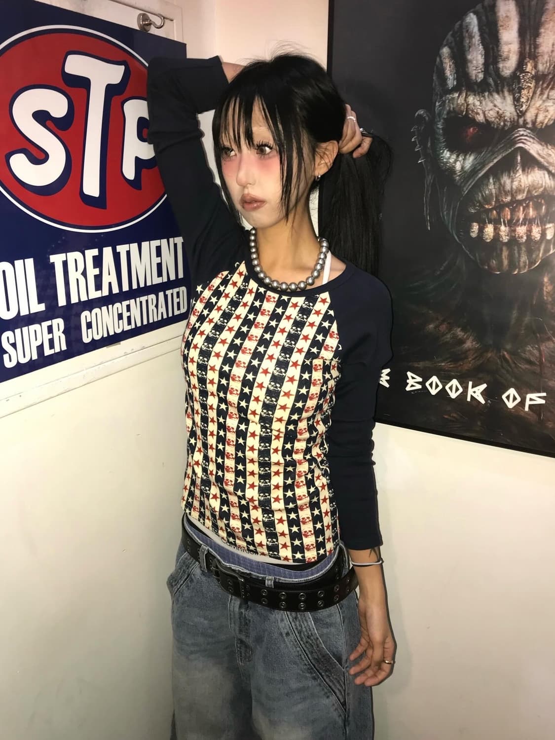 Hysteric Glamour Skull & Star Pattern  상품이미지1