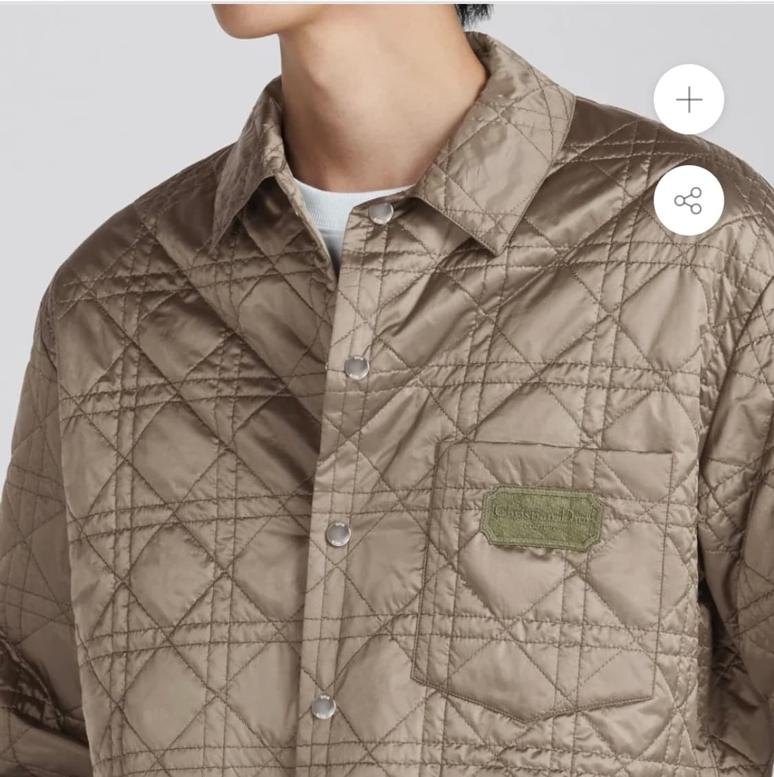 48 / 디올 까나쥬 패디드 경량 패딩 자켓 / 미사용 상품이미지7