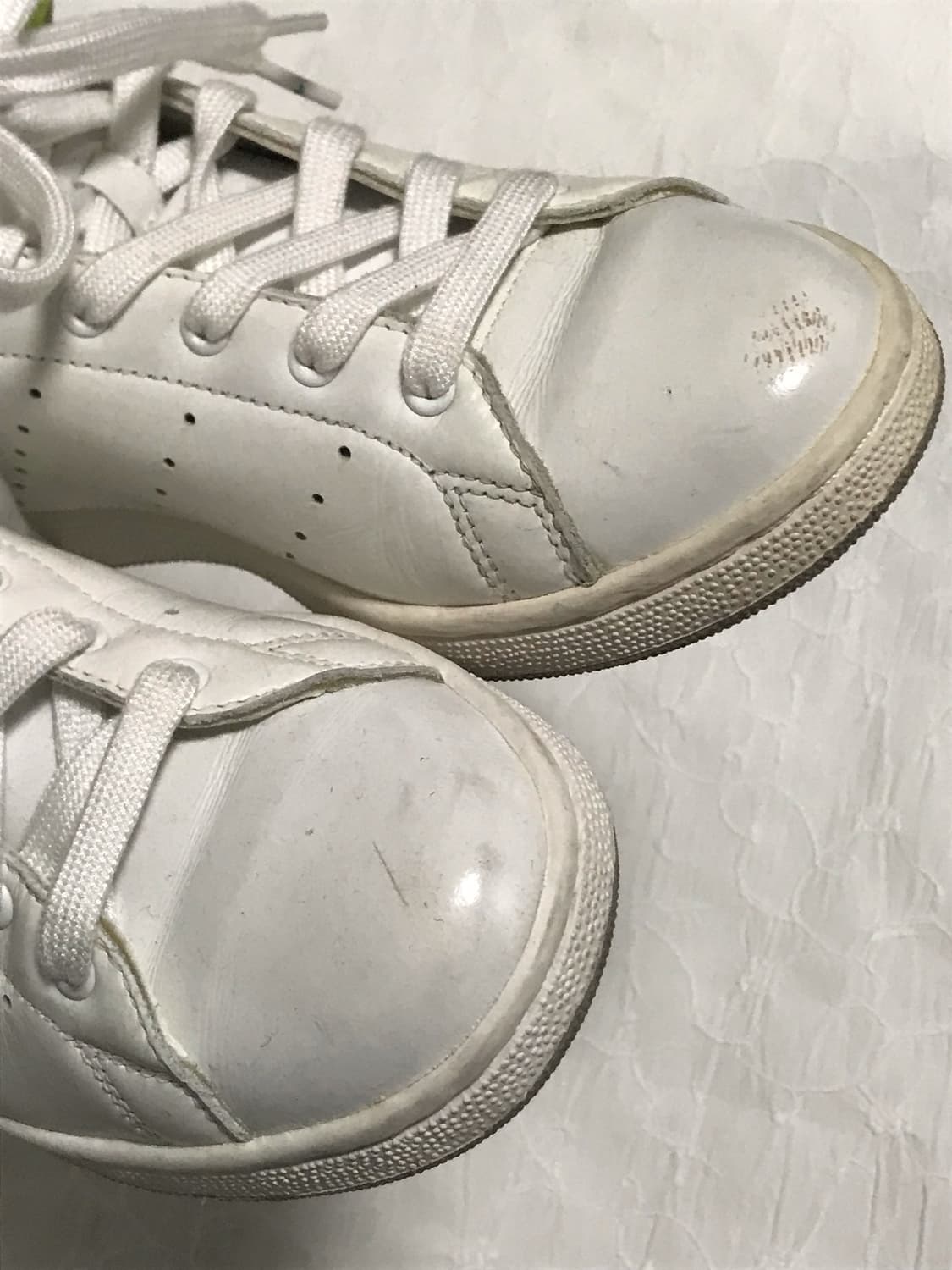 택포•아디다스 스탠스미스 트레포일 파이어버드 하이탑 스니커즈 230 상품이미지9