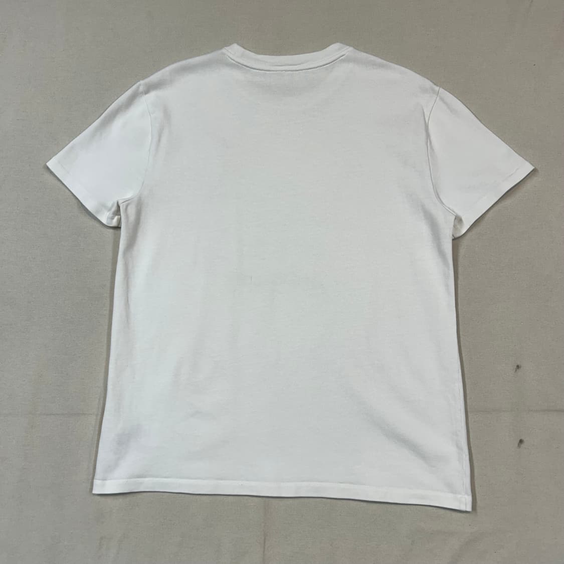 L) 폴로 랄프로렌 빅포니 헤비웨이트 져지 흰색 반팔티 상품이미지5