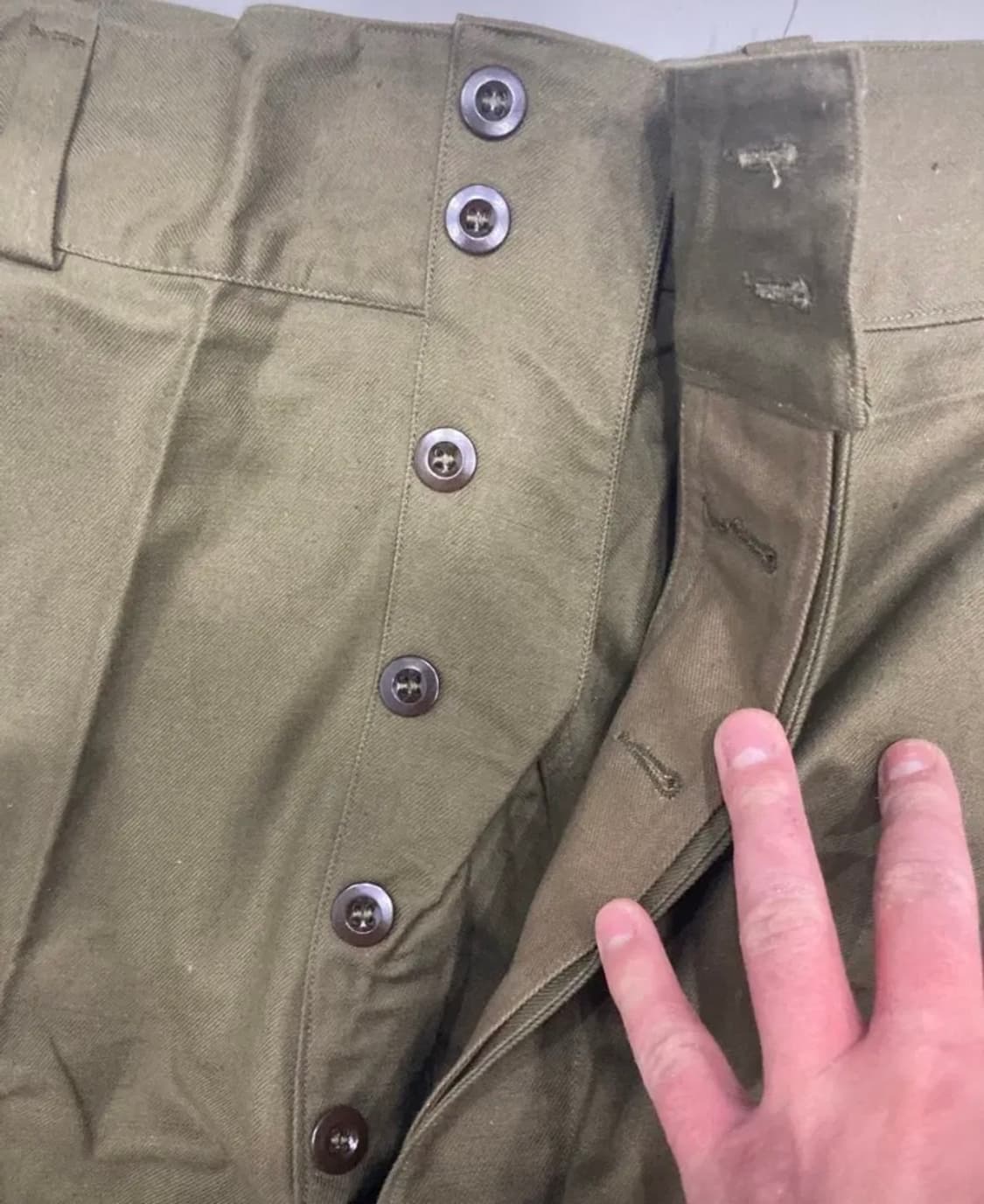 [데드스탁]오리지널 50s 프랑스군 m47 팬츠 상품이미지5