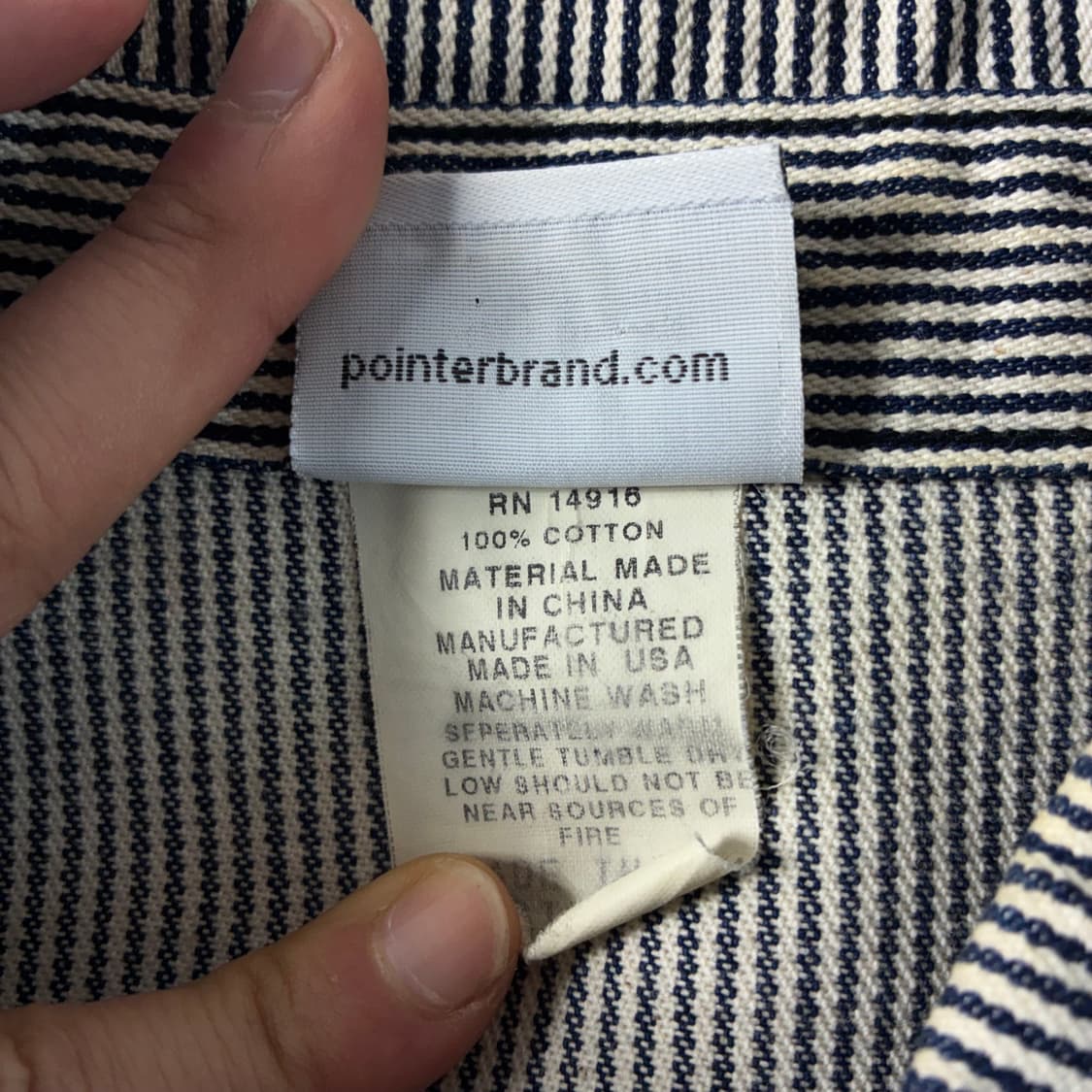 Pointer  포인터 히코리 스트라이프 초어 자켓  상품이미지6