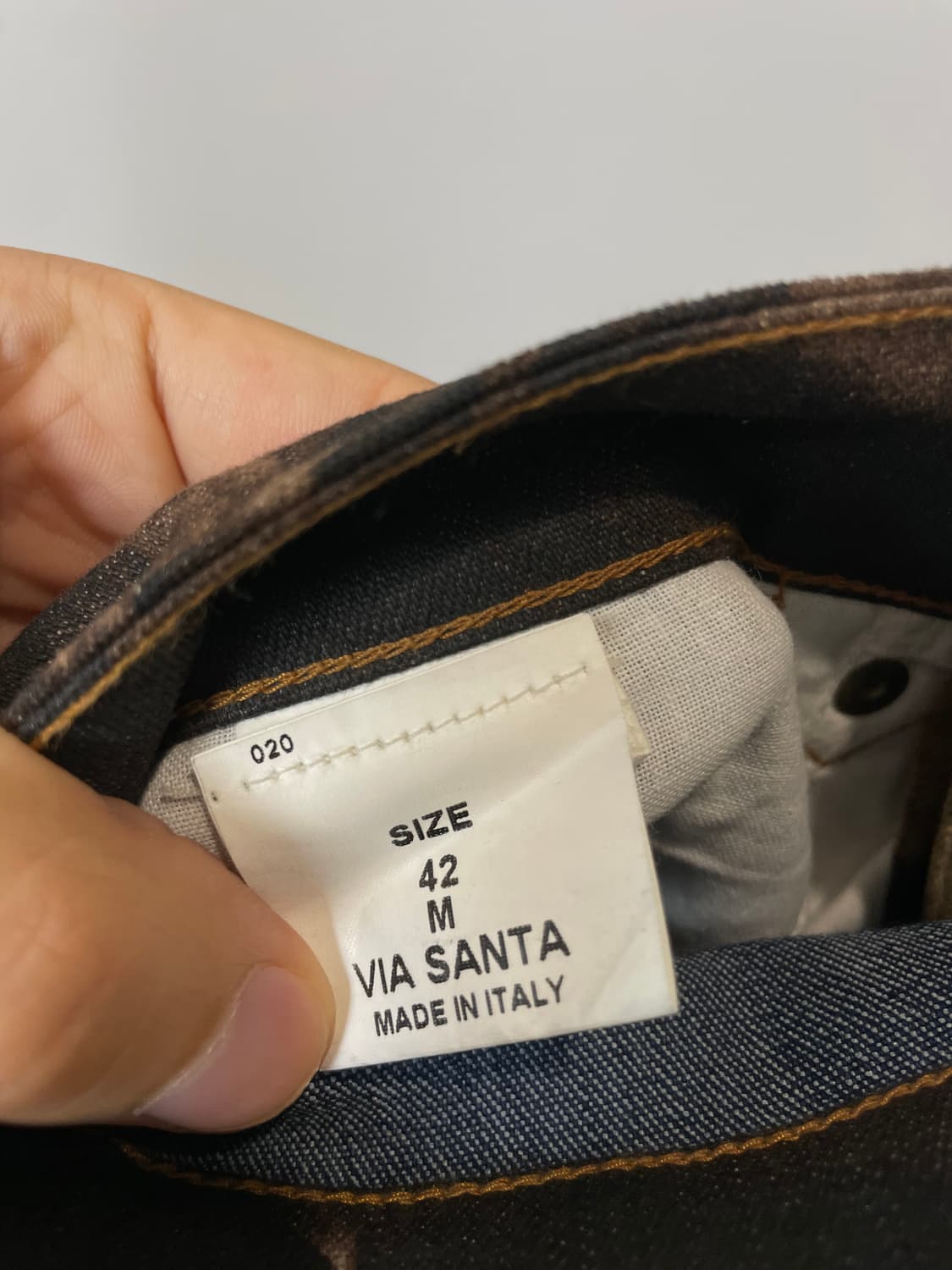 (M) via santa italy y2k 웨스턴 부츠컷 팬츠 상품이미지9