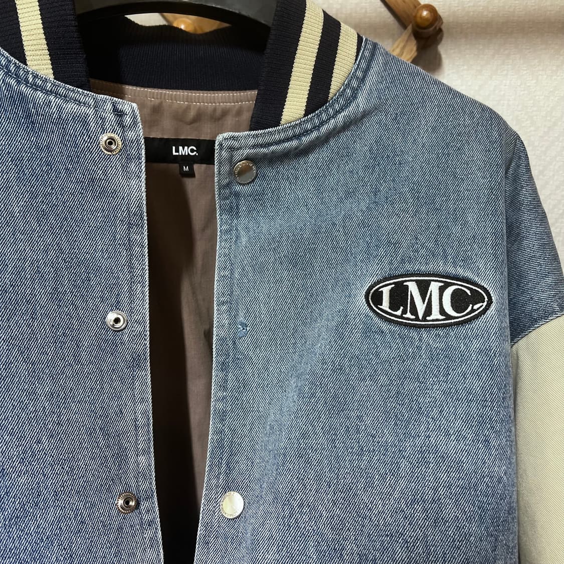 [M] LMC 엘엠씨 데님 바시티 자켓 상품이미지9
